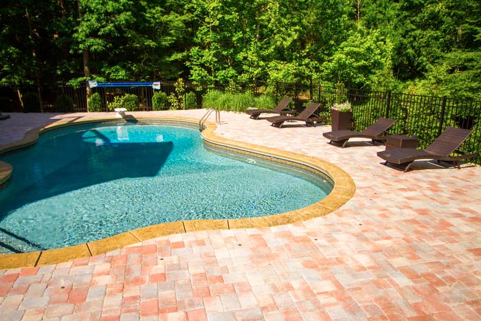 Stone hardscape designs Raleigh