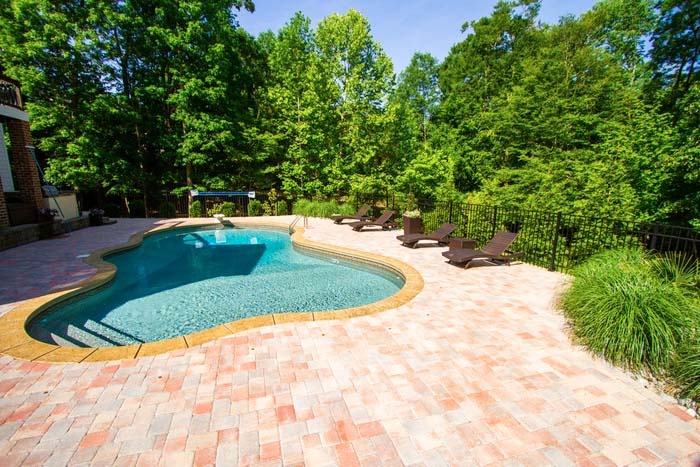 Stone hardscape designs Raleigh