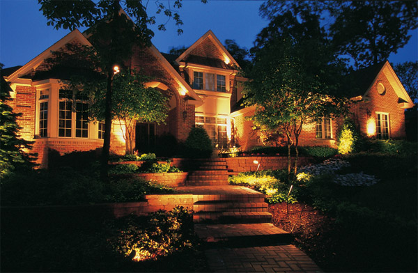 Residential outdoor lighting Raleigh