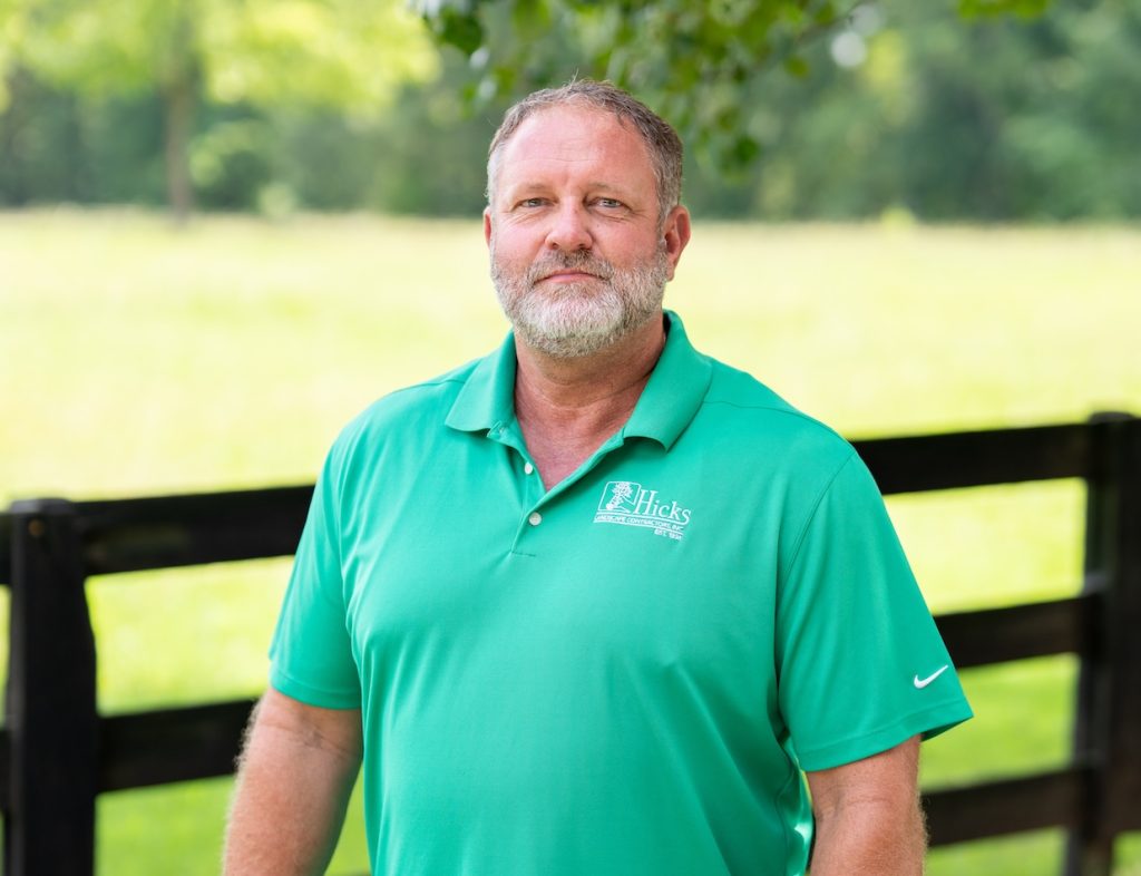 Head shot of Kevin, Maintenance Manager at Hicks Landscaping